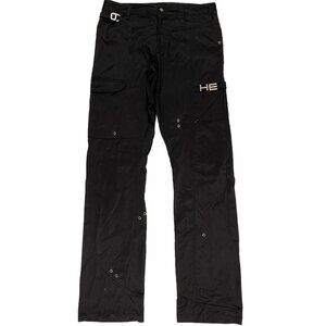 Heliot Emil 2021 Straight Minimal Twill Cargo Pants Black men's size 46 / 30x33
